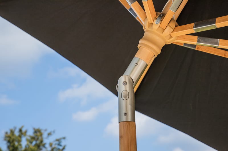 Cerox Parasol 270 cm Sort - Venture Home - Parasoller