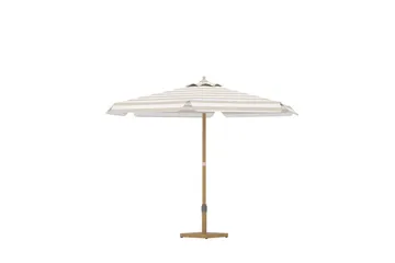 Cerox parasol 270 cm udendørs - Hvid, stribet - Havemøbler - Solafskærmning - Parasoller - Balkonparasol