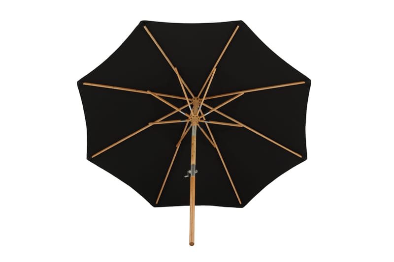 Cerox Parasol 270 cm - Sort - Havemøbler - Solafskærmning - Parasoller
