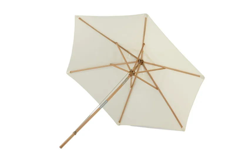 Corypho Parasol 250 cm - Hvid - Havemøbler - Solafskærmning - Parasoller