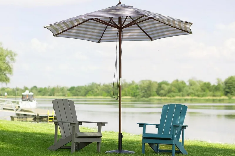 Ferentillo Parasol 245 cm - Beige - Havemøbler - Solafskærmning - Parasoller - Balkonparasol