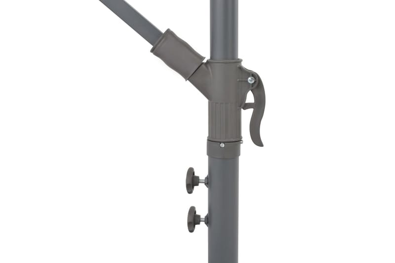 Hængeparasol Med Aluminiumsstang 300 cm Bordeauxfarvet - Rød - Havemøbler - Solafskærmning - Parasoller