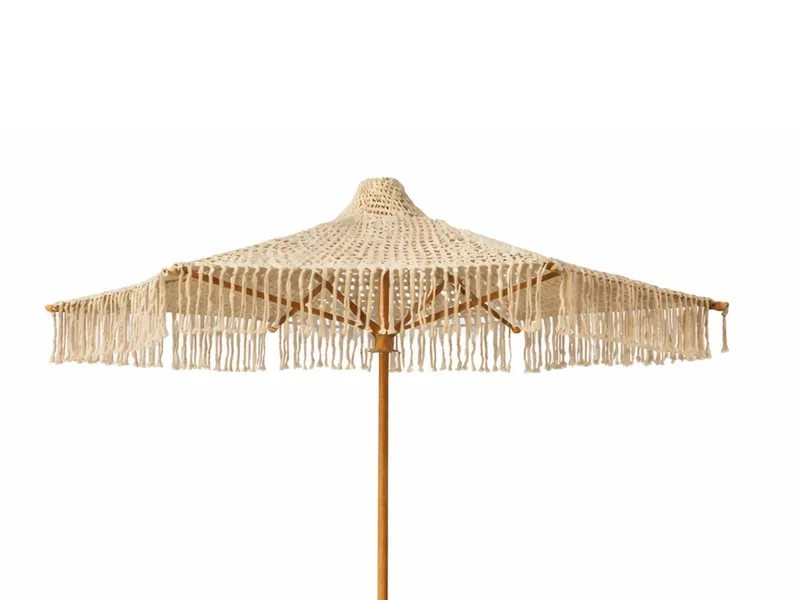 Hillerstorp Alba parasol 200 cm, Natur