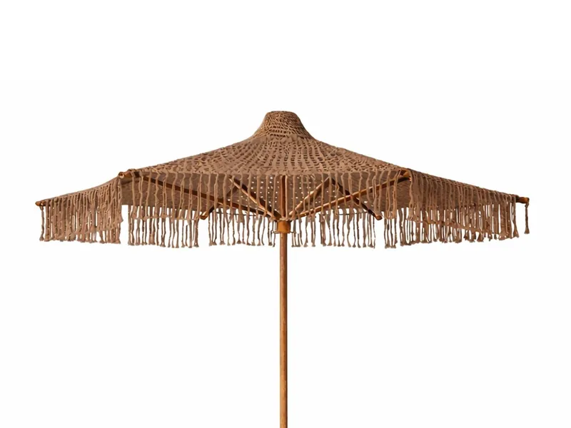 Hillerstorp Alba parasol 200 cm, Brun