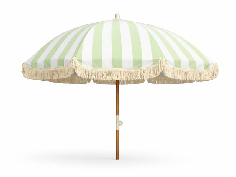 Hillerstorp parasol 200 cm, Grøn-hvid