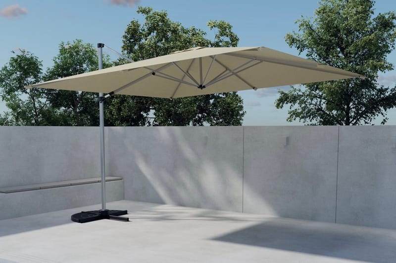 Ita parasol 294×294 cm udendørs, Lys gul