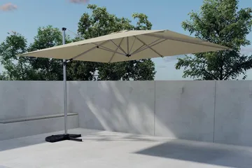 Ita parasol 294×294 cm udendørs - Lys gul - Havemøbler - Solafskærmning - Parasoller - Hængeparasol