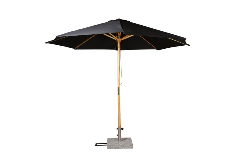 Ixos Parasoll 300 cm Sort/natur, Venture Home