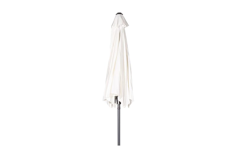 Leeds Parasol 300 cm - Hvid/Sort - Havemøbler - Solafskærmning - Parasoller