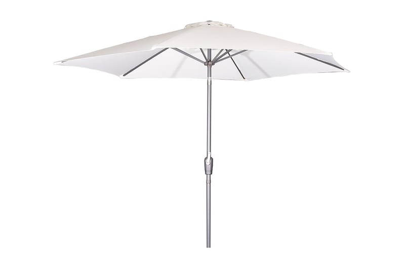 Leeds Parasol 300 cm Hvid/Sort - Venture Home - Parasoller