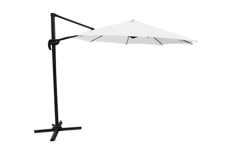 Leeds Parasol 300 cm, Hvid