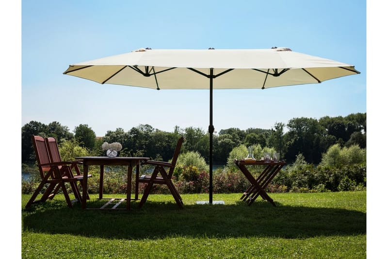 Leppin Parasol - Beige - Havemøbler - Solafskærmning - Parasoller