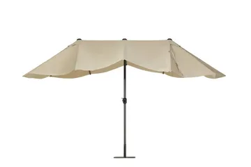 Leppin Parasol - Beige - Havemøbler - Solafskærmning - Parasoller - Balkonparasol