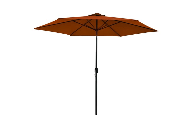parasol med metalstang 300 cm terracotta - Rød - Parasoller