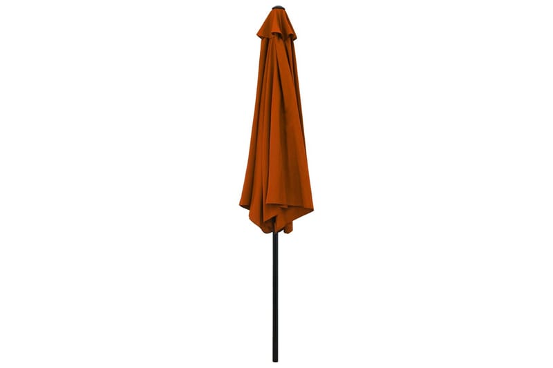 parasol med metalstang 300 cm terracotta - Rød - Parasoller