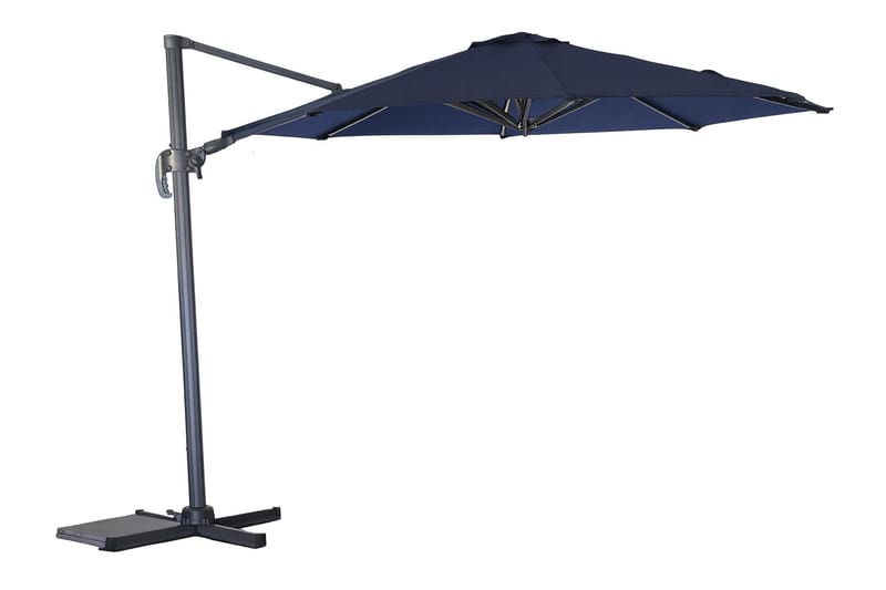 Miami Haveparasol Fritstående Ø3,5 m, Blå