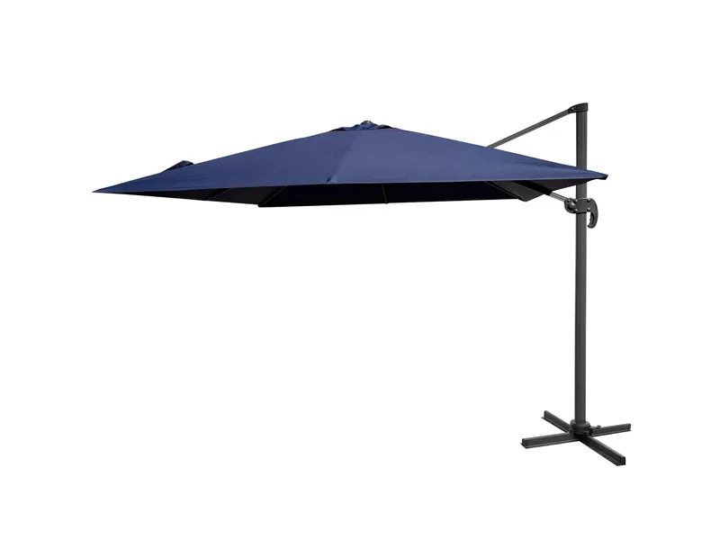 Miami Parasol Fritstående 3×3 m, Blå