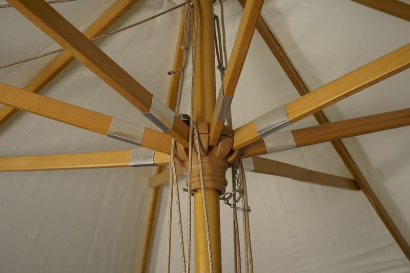 Naxos Parasol 300 cm - Beige - Havemøbler - Solafskærmning - Parasoller