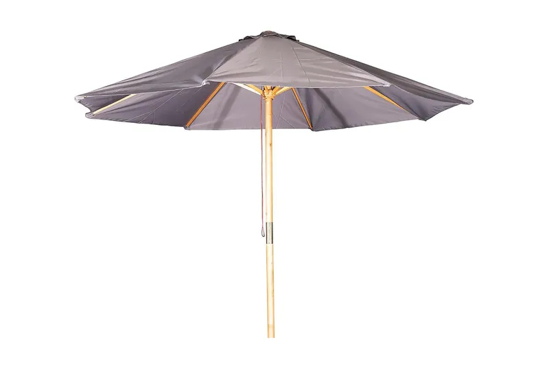 Naxos Parasol Ø300 cm Sort/Natur, Venture Home