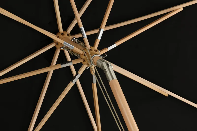 Nypo Parasol 330 cm - Sort - Havemøbler - Solafskærmning - Parasoller