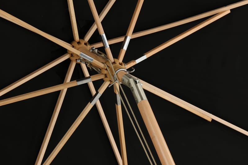 Nypo Parasol 330 cm - Sort - Havemøbler - Solafskærmning - Parasoller