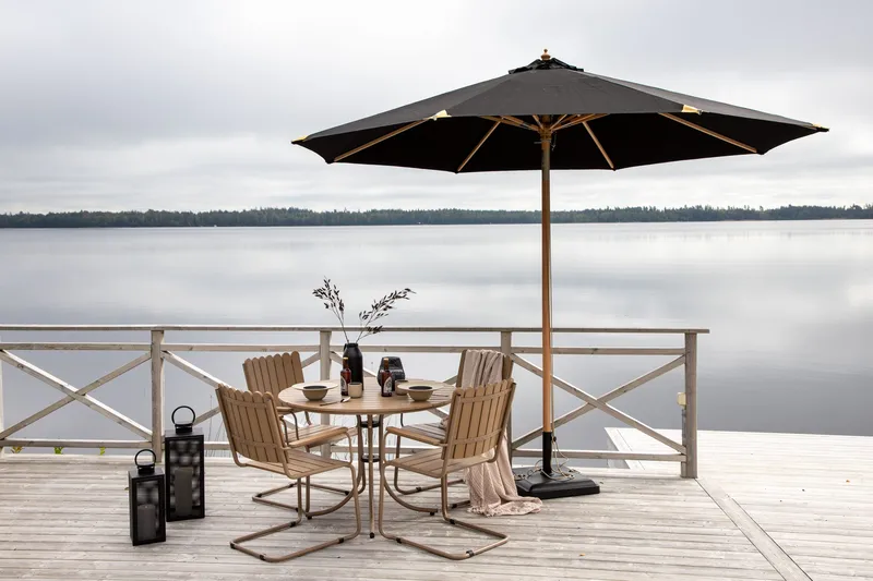 Nypo Parasol 330 cm, Sort