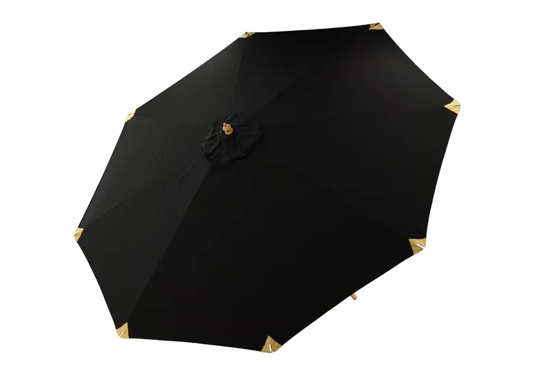 Nypo Parasol 330 cm - Sort - Havemøbler - Solafskærmning - Parasoller