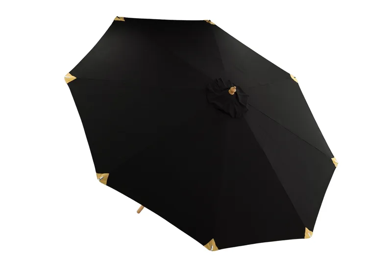 Nypo Parasol 330 cm - Sort - Havemøbler - Solafskærmning - Parasoller