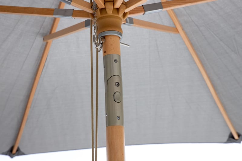 Nypo Parasol 330 cm - Grå - Havemøbler - Solafskærmning - Parasoller