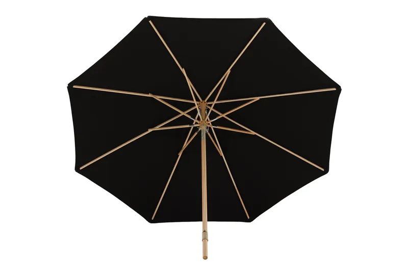 Nypo Parasol 330 cm - Sort - Havemøbler - Solafskærmning - Parasoller
