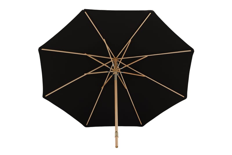 Nypo Parasol 330 cm - Sort - Havemøbler - Solafskærmning - Parasoller
