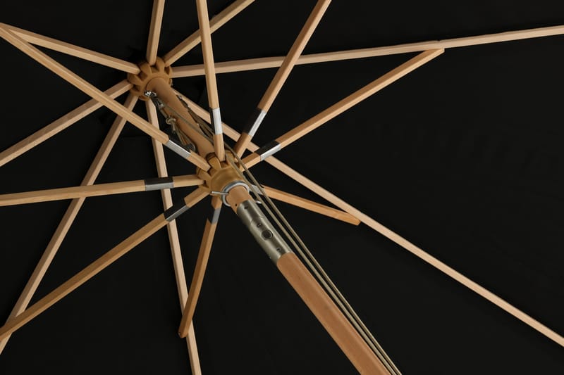 Nypo Parasol 330 cm - Sort - Havemøbler - Solafskærmning - Parasoller