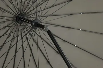 Palmetto Parasol 270 cm - Grå - Havemøbler - Solafskærmning - Parasoller - Baliparasol