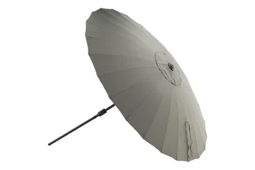 Palmetto Parasol 270 cm - Grå - Havemøbler - Solafskærmning - Parasoller - Baliparasol