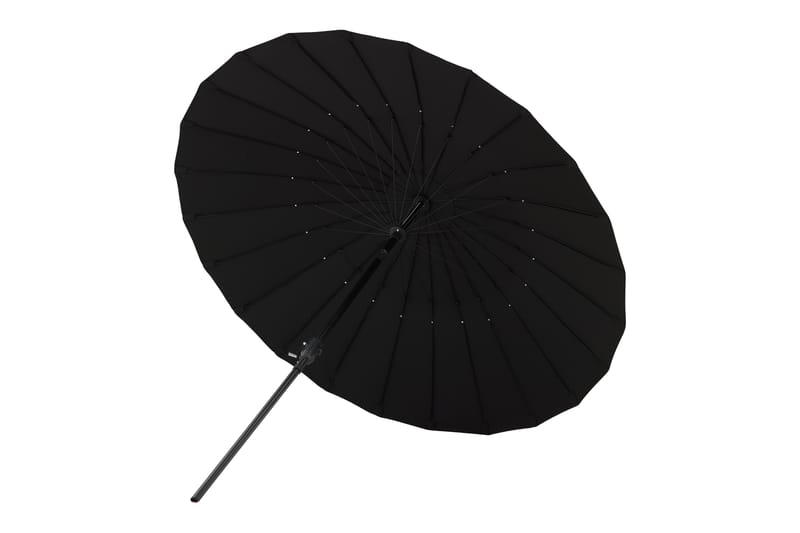 Palmetto Parasol 270 cm - Sort - Havemøbler - Solafskærmning - Parasoller