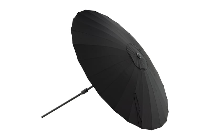 Palmetto Parasol 270 cm - Sort - Havemøbler - Solafskærmning - Parasoller