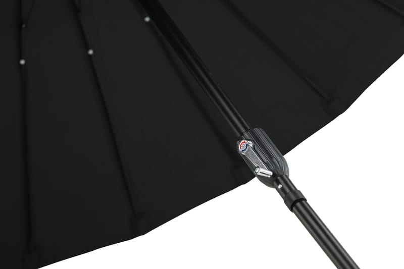 Palmetto Parasol 270 cm - Sort - Havemøbler - Solafskærmning - Parasoller
