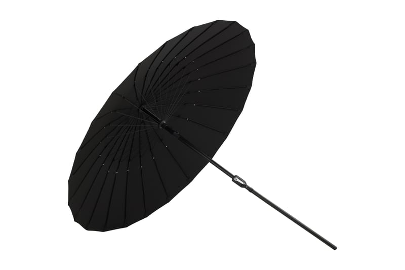 Palmetto Parasol 270 cm - Sort - Havemøbler - Solafskærmning - Parasoller