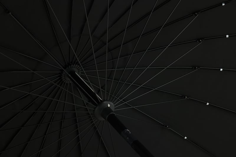 Palmetto Parasol 270 cm - Sort - Havemøbler - Solafskærmning - Parasoller