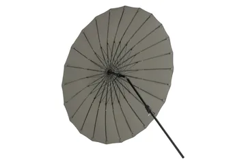 Palmetto Parasol 270 cm - Grå - Havemøbler - Solafskærmning - Parasoller - Baliparasol