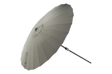 Palmetto Parasol 270 cm - Grå - Havemøbler - Solafskærmning - Parasoller - Baliparasol