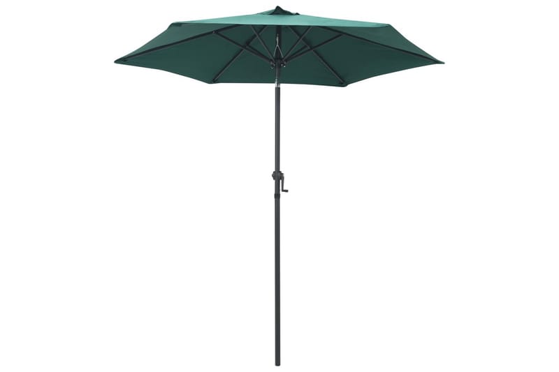 parasol 200x211 cm aluminium grøn - Grøn - Parasoller