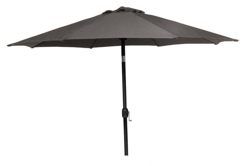 PARASOL 300 CM ALU GRÅ - Aluminium og polyester - Parasoller