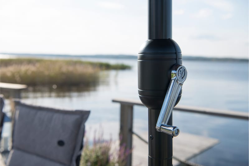 PARASOL 300 CM ALU TAUPE - Aluminium - Havemøbler - Solafskærmning - Parasoller