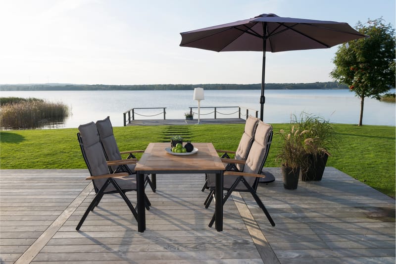 PARASOL 300 CM ALU TAUPE - Aluminium - Havemøbler - Solafskærmning - Parasoller