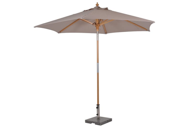 Parasol Fritab Lille 250 cm med 38 mm træstativ, undefined