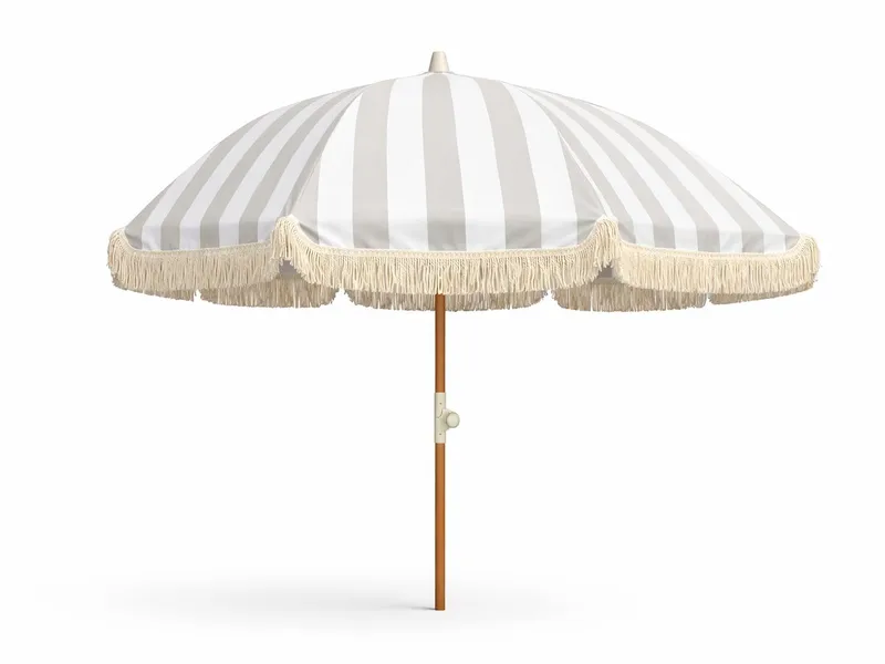 Parasol Hillerstorp Parasol 200 cm, Sand/hvid