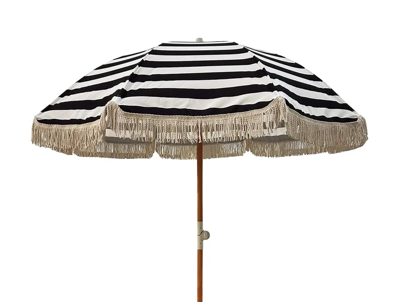 Parasol Hillerstorp Parasol 200 cm, Sort/hvid