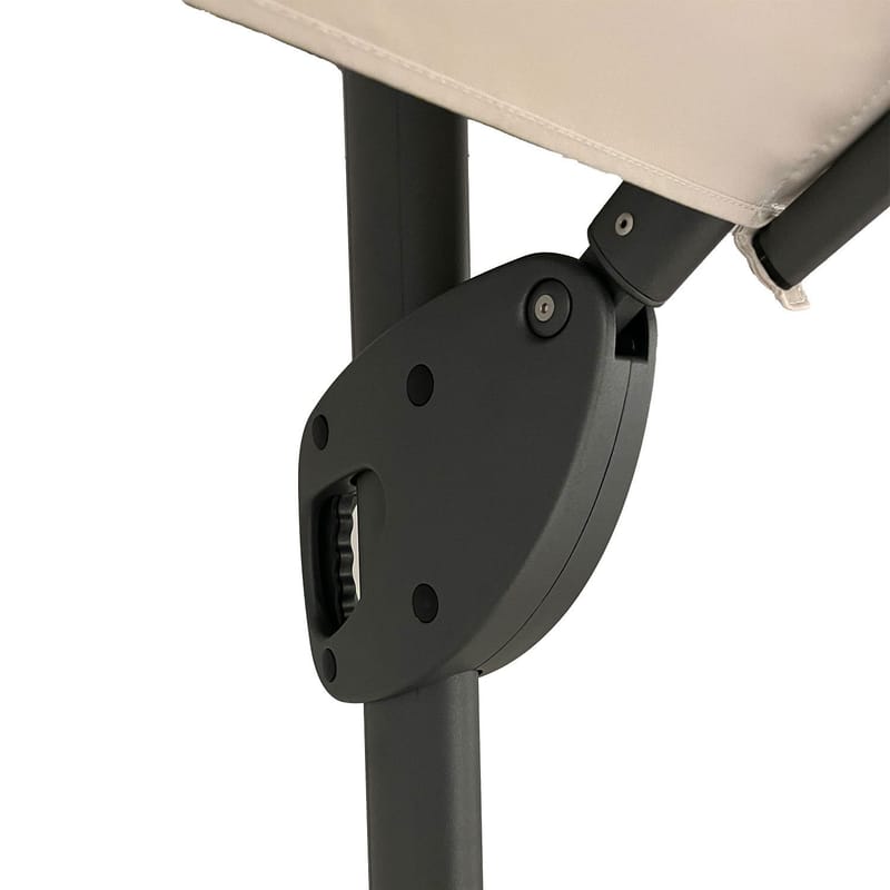 Parasol HOME4YOU Beijing 3x3M, beige - Beige - Havemøbler - Solafskærmning - Parasoller - Hængeparasol