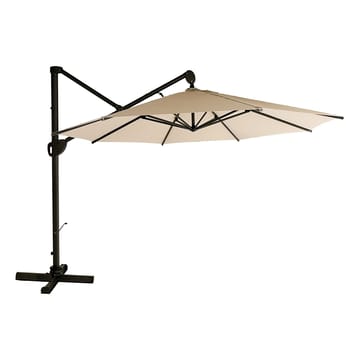 Parasol HOME4YOU Beijing D3,5M, beige - Beige - Havemøbler - Solafskærmning - Parasoller - Hængeparasol